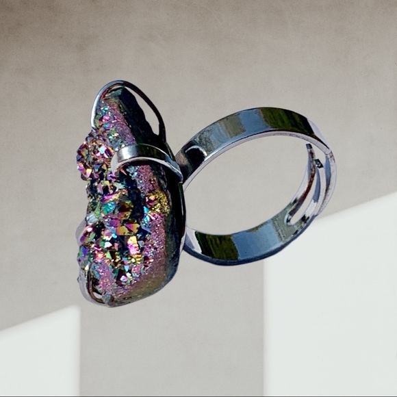 🍋 Crystal adjustable ring - Picture 8 of 11